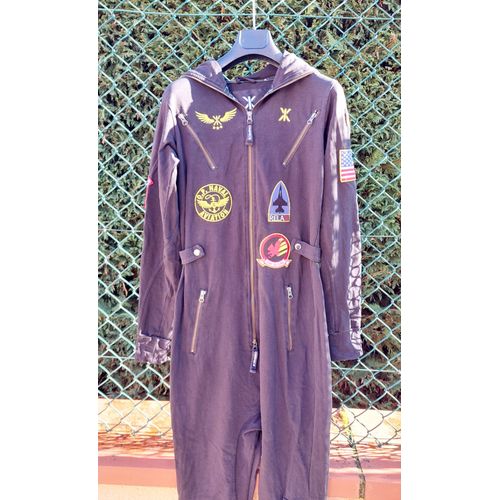 Combinaison Onepiece Mixte Modèle Aviator Couleur Noire Taille S