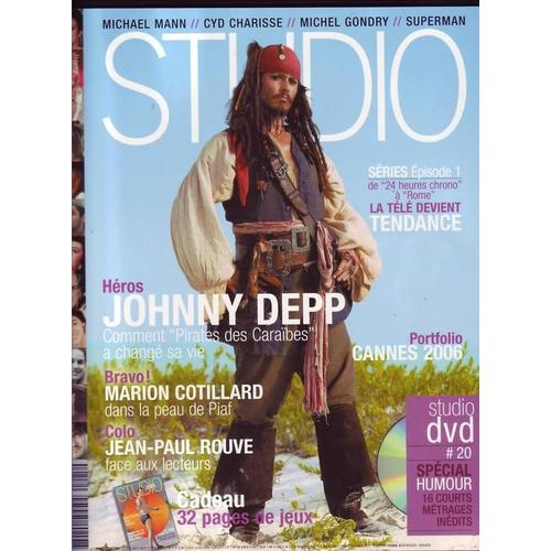 Studio  N° 225 : Jonny Deep Comment "Pirates Des Caraïbes" A Changé Sa Vie