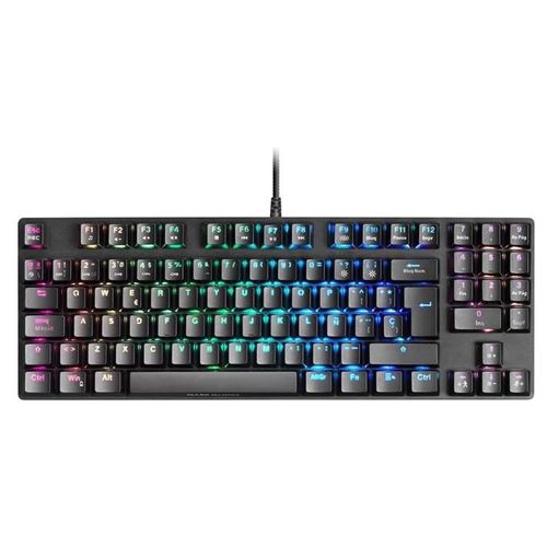 Mars Gaming Mkrevo Pro - Clavier - Tkl - Backlit - Usb - Qwerty - Espagnol - Commutateur : Interrupteur Rouge - Noir