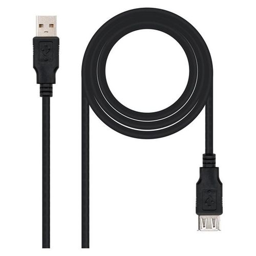 Nanocable - Câble USB - USB (M) pour USB type B (M) - USB 2.0 - 1.8 m - noir