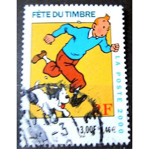 2000.F3303: Fête Du Timbre: Tintin Et Milou.