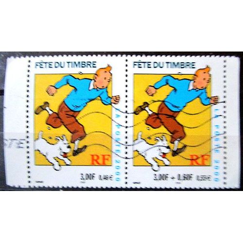 2000. P3304a: Fête Du Timbre - Tintin Et Milou.
