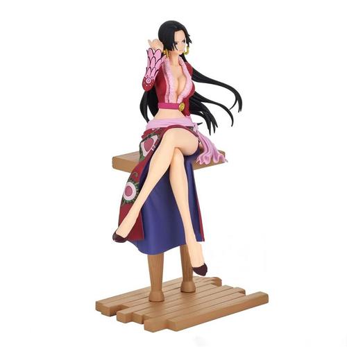 One Piece Anime Figures Boa Hancock Sexy Position Assise Figurine En Pvc Modèle De Collection Adulte Jouet Beurre Ornements Cadeau 21cm
