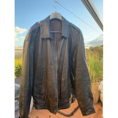 Blouson En Cuir Mac Douglas Homme