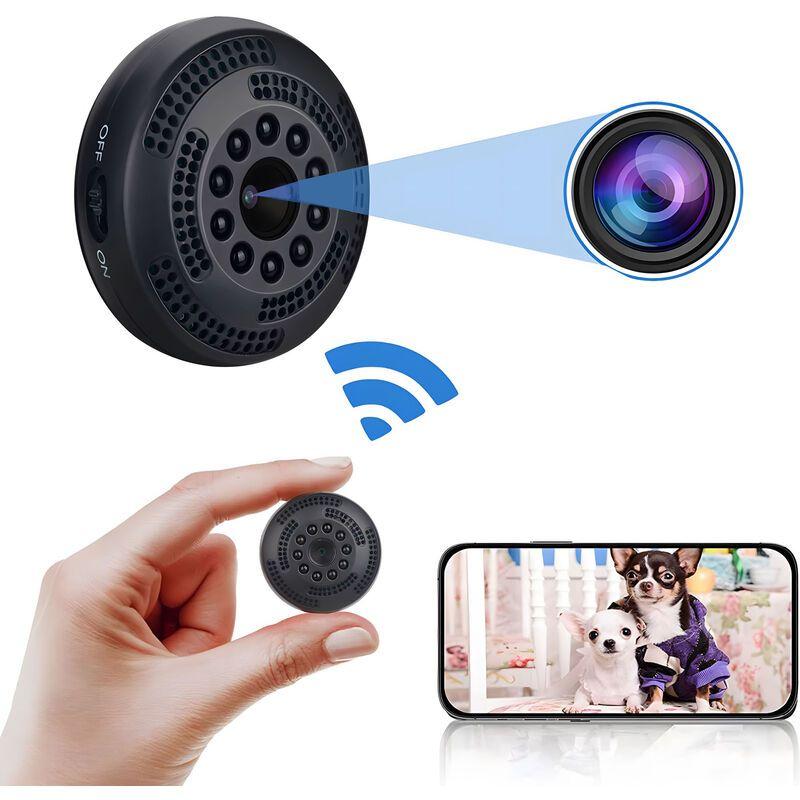 Vidéosurveillance Mini Camera Espion HD 1080P WiFi Surveillance de la  Sécurité à la Maison sans fil pour Android IOS（Noir） - Équipements et  sécurité pour la maison - Achat & prix