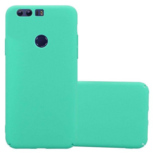 Cadorabo Housse Compatible Avec Honor 8 / 8 Premium En Frosty Vert - Hard Case Étui De Protection À L'aspect Givré Contre Les Rayures Et Les Chocs