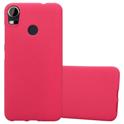 Cadorabo Housse Compatible Avec Htc Desire 10 Pro En Frost Rouge - Étui De Protection En Silicone Tpu Flexible