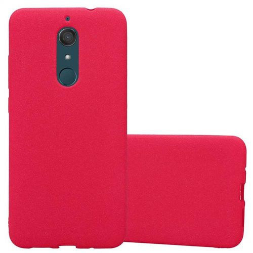 Cadorabo Housse Compatible Avec Wiko View Xl En Frost Rouge - Étui De Protection En Silicone Tpu Flexible