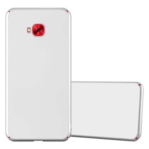 Cadorabo Housse Compatible Avec Asus Zenfone 4 Selfie Pro En Metallic Argent - Hard Case Étui De Protection D'aspect Métallique Contre Les Rayures Et Les Chocs