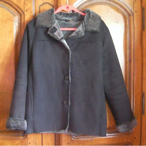Manteau Noire Marks & Spencer - Taille 40