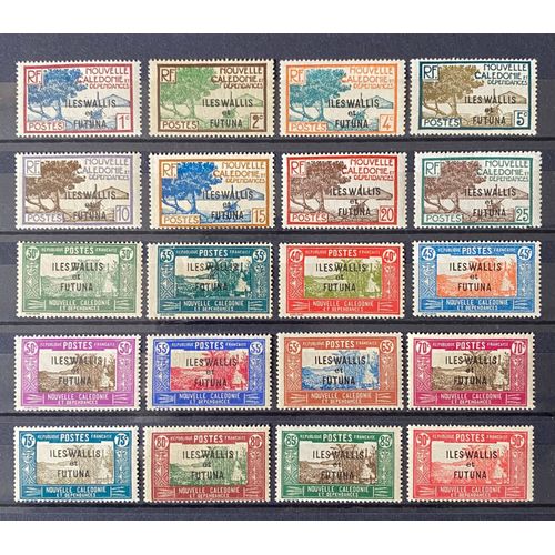 Lot De 20 Timbres Neufs* Iles Wallis Et Futuna 1927 /1928 Y&t N° 43 À 57