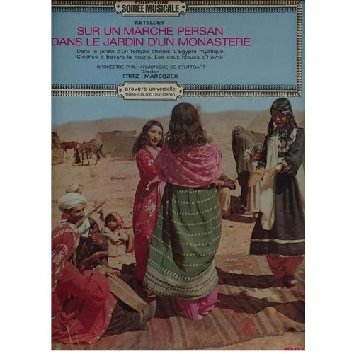 Sur Un Marché Persan Dans Le Jardin D'un Monastère