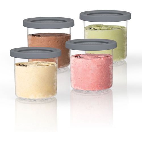 Lot de 4 pots avec couvercle coloré ¿ NC300EU