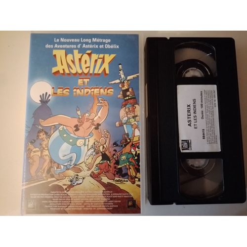 Cassette Vidéo Vhs - Astérix Et Les Indiens