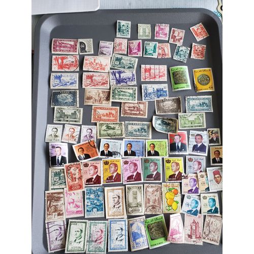 81 Timbres Différents Maroc