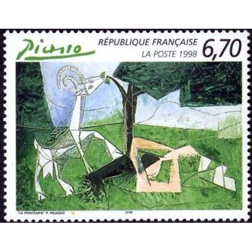 Timbre France Neuf 1998 - Le Printemps » Pablo Picasso 1.55 - Yt 3162