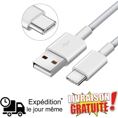 Chargeur - Cable pour Huawei Mate/P Smart/Nova Data Sync USB Type-C Renforcé