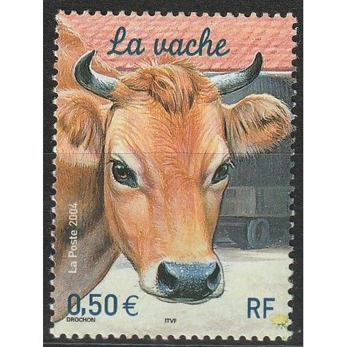 Série Nature De France. Animaux De La Ferme. La Vache. Timbre Neuf** 2004 N° 3664