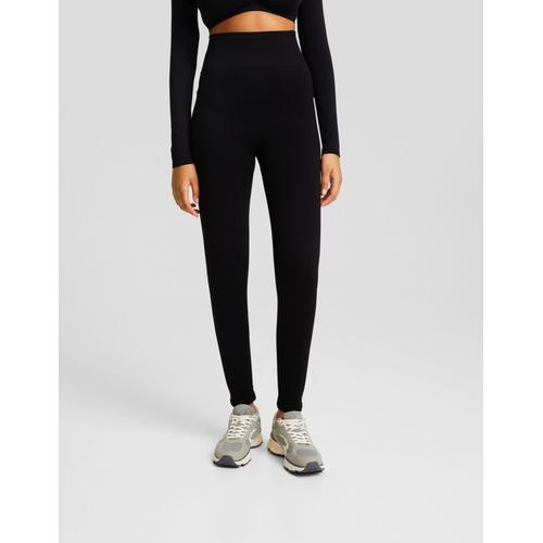 Leggings Push Up Seamless Femme Xs-S Noir