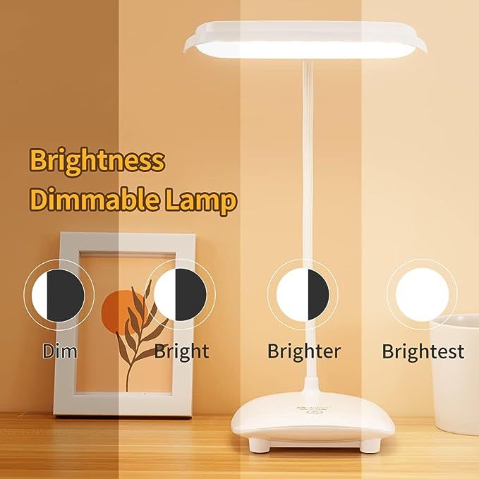 Lampe De Bureau Lampe De Table Sans Fil Rechargeable Usb 2 B... - 3