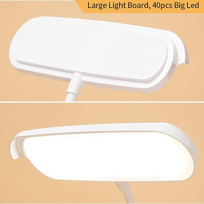 Lampe De Bureau Lampe De Table Sans Fil Rechargeable Usb 2 B... - 5