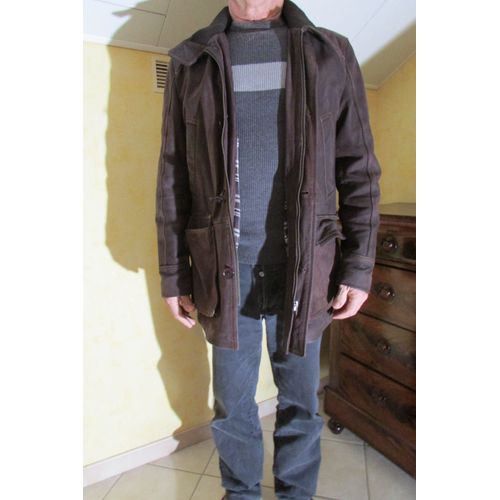 Manteau, Veste 3/4 Homme Shilton Cuir De Vache Xl