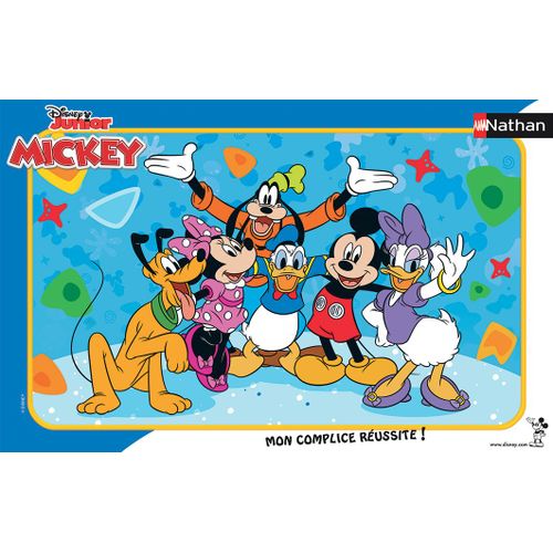 Puzzle N Nathan Puzzle Cadre 15 P - Les Amis De Mickey / Disney Mickey Mouse