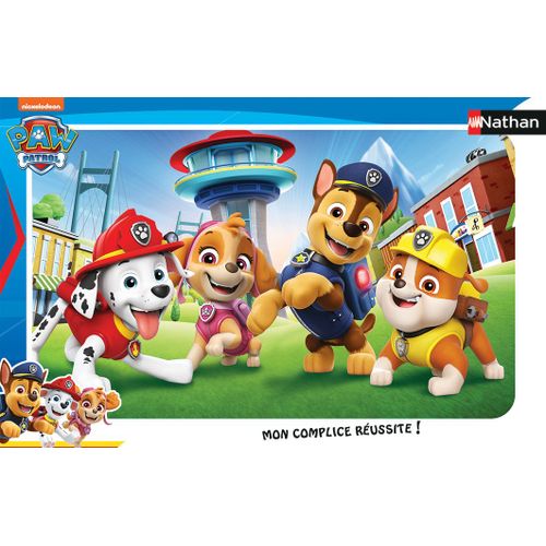 Puzzle N Nathan Puzzle Cadre 15 P - Les Chiots De La Patpatrouille