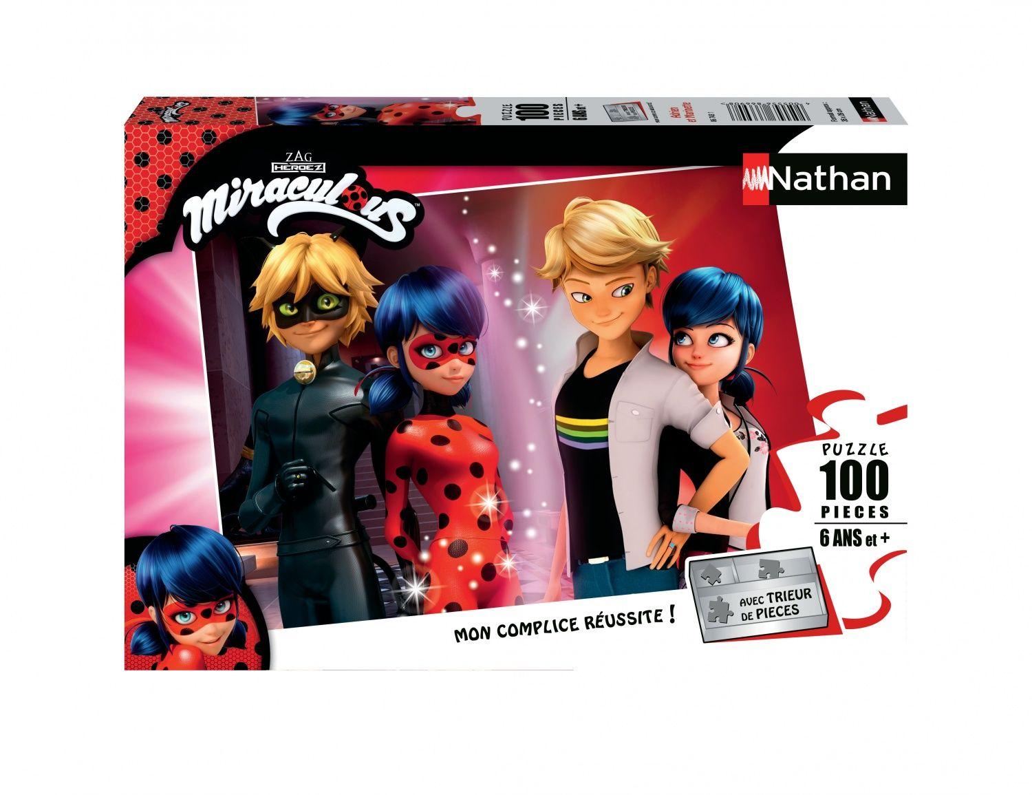 Nathan - Puzzle Enfant - Puzzle 100 p - Krokmou en famille