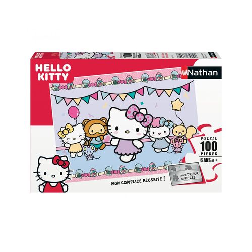 Puzzle N Nathan Puzzle 100 P - Hello Kitty Et Ses Amis