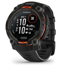 Garmin Instinct 3 - 45 Mm, Solar - Noir Avec Bracelet En Silicone Noir
