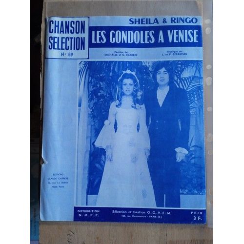 Partition - Sheila / Ringo - Les Gondoles À Venise