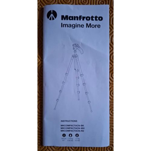 Trépied compact à rotule MANFROTTO - 154 cm