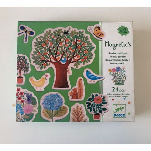 Jeu Magnétique Bois Jardin Poetique- Djeco