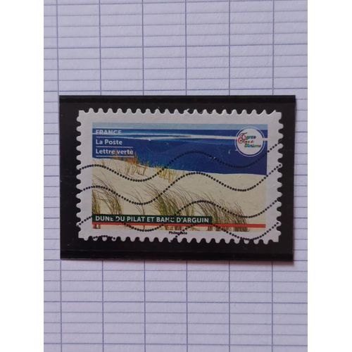 L99 -- Timbre Oblitéré France Autoadhesif N ° 2031 -- Année 2021 -- " France, Terre De Tourisme, Site Naturel, Dune De Pilat Et Banc D'arquin".