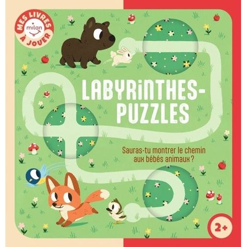 Labyrinthes-Puzzles - Sauras-Tu Montrer Le Chemin Aux Bébés Animaux ?