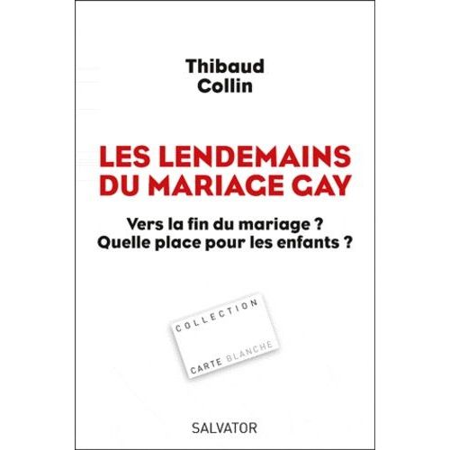 Les Lendemains Du Mariage Gay - Vers La Fin Du Mariage ? Quelle Place Pour Les Enfants ?