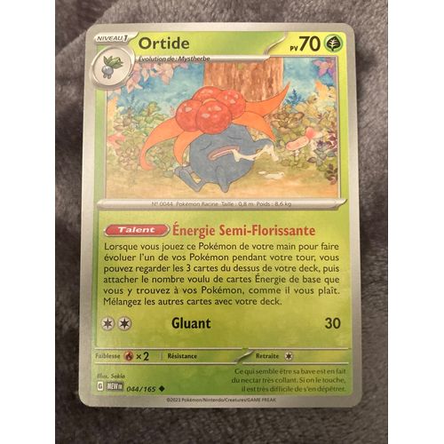 (112) Ortide 44/165 Pokemon 