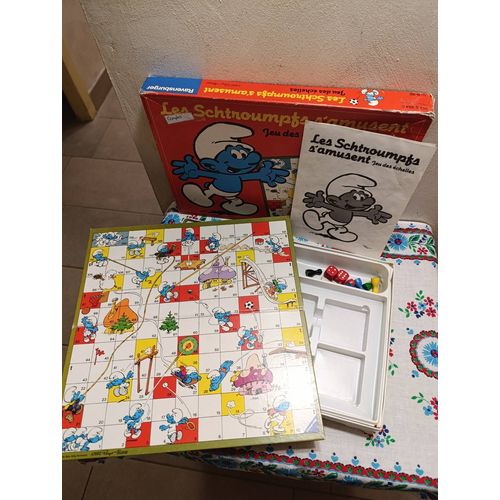 Jeu Vintage Les Schtroumpfs Jeu Des Échelles