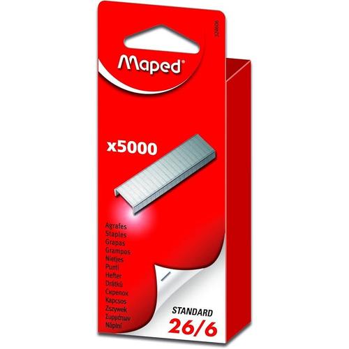 Agrafes Maped 26/6 Zinguées Boite De 5000.