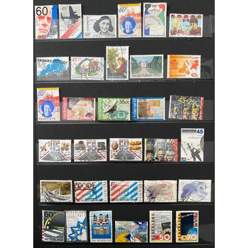 Lot De 96 Timbres Pays-Bas 1980 À 2002