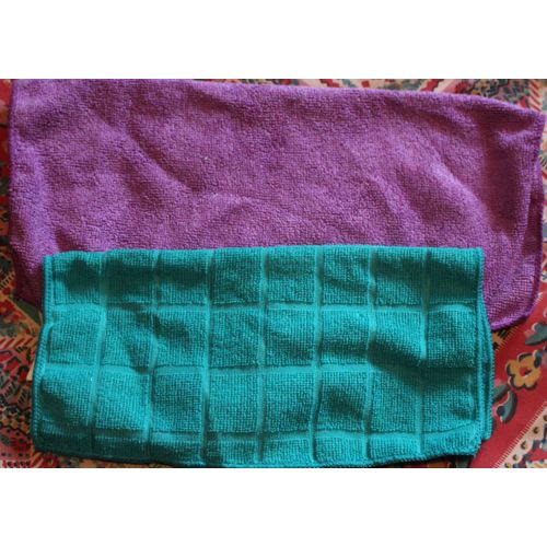 Lot De 2 Lingettes Microfibres