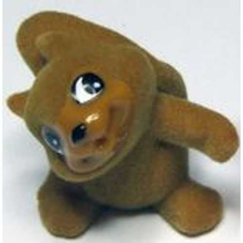 Mini Figurine Ecureuil Brun - Série Animaux En Feutrine (Kinder 2014)
