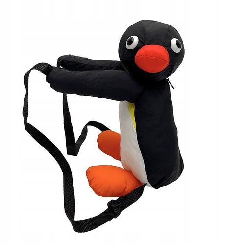 Pingouin En Peluche Sac A Dos Dessin Animé Mignon Pingu