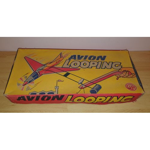 Jouet Ancien: Avion Looping Chr - Années 1950
