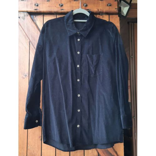 Chemise Noire En Velours 36