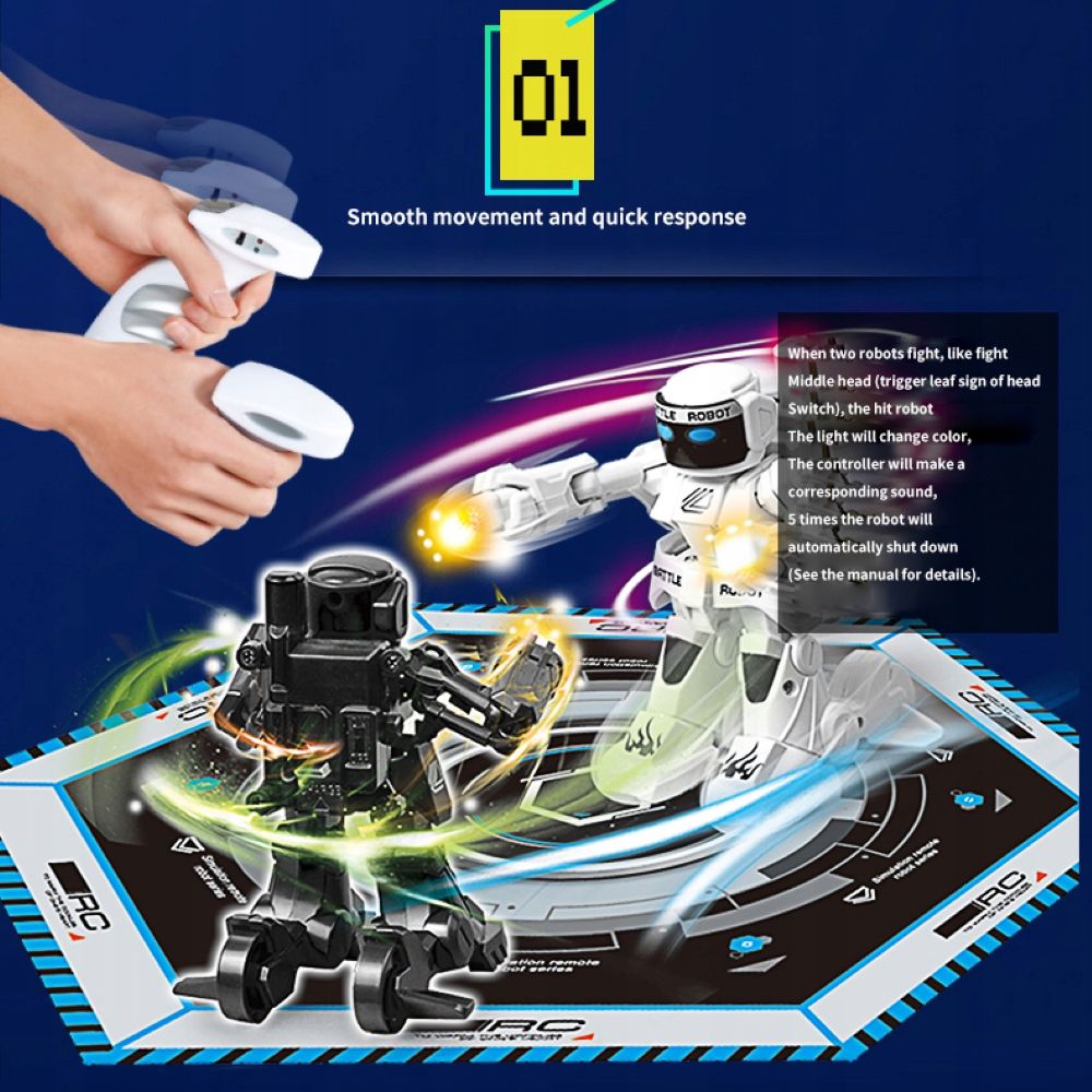 Rc Robot Bataille Boxe Jouet Robot Tlcommande Robot - 3