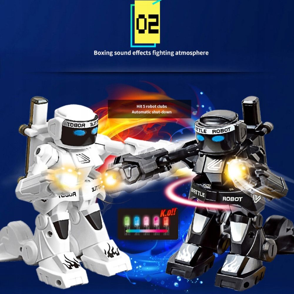 Rc Robot Bataille Boxe Jouet Robot Tlcommande Robot - 4