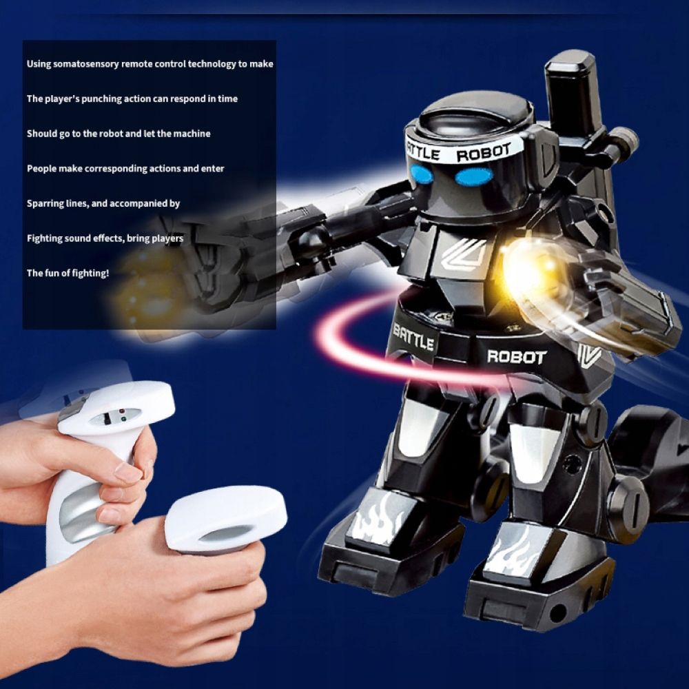 Rc Robot Bataille Boxe Jouet Robot Tlcommande Robot - 5