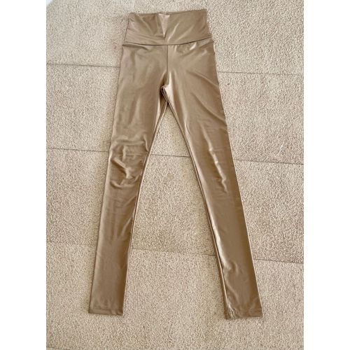 Legging Couleur Beige Or Taille 34-36